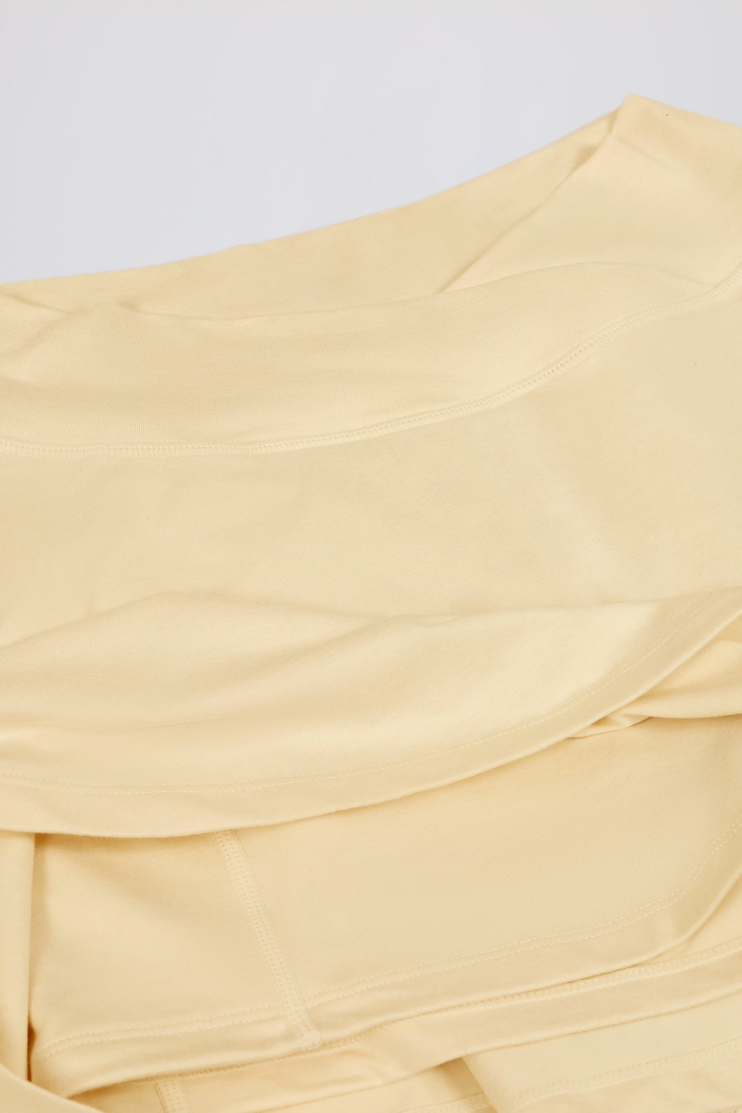 Soft Active Mini Skort in Lemon Marl