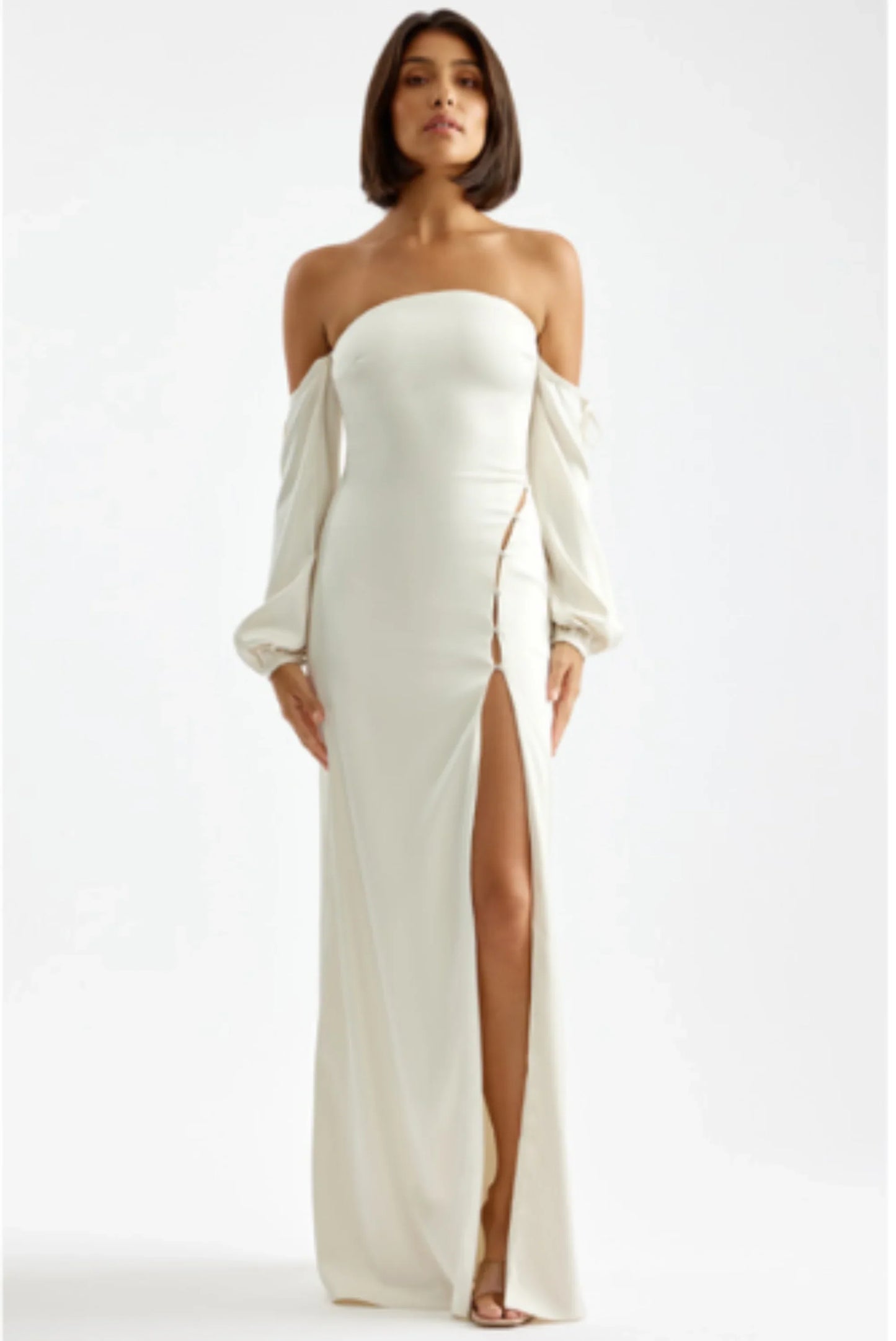 Arden Dress - Oyster