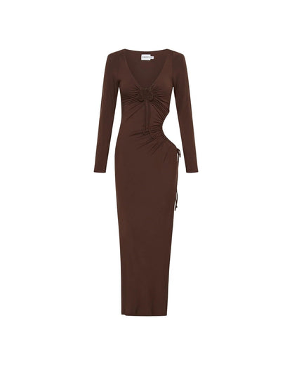 Rhys Maxi Dress - Chocolate