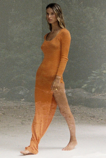 Ember Maxi Dress - Orange