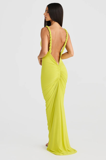 Yelena Gown - Chartreuse