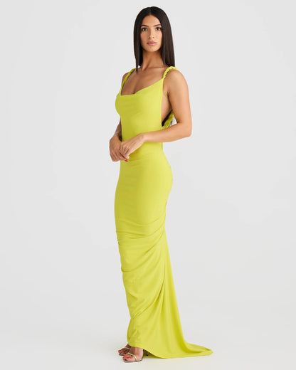 Yelena Gown - Chartreuse