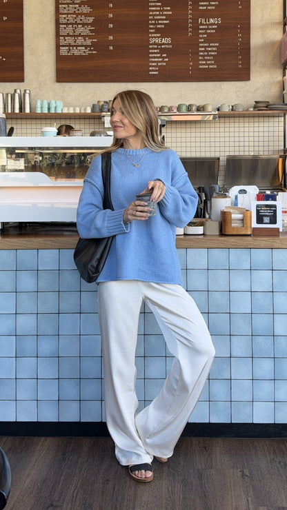 Hayden Knit Jumper - Blue