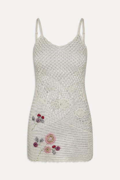 Apollo Crochet Mini Dress - Tanlines