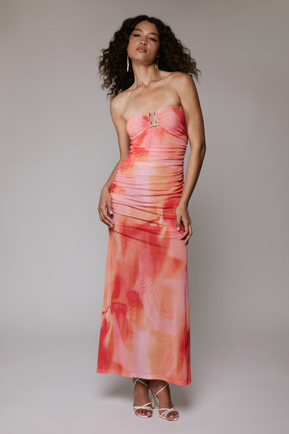 Stephanie Dress - Pink Floral