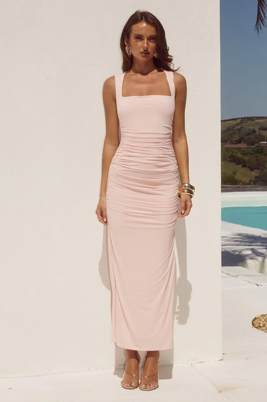 Sharni Midi Dress - Pink