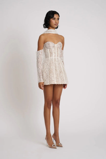 Taline Dress - White