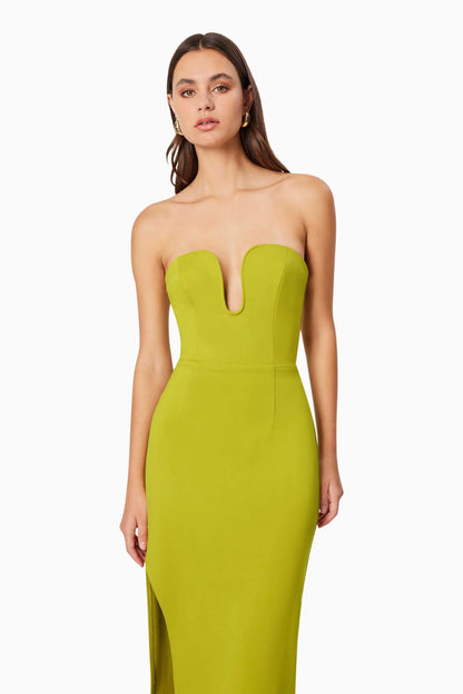 Eden Maxi Dress - Chartreuse