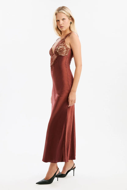 Torie Dress - Brick