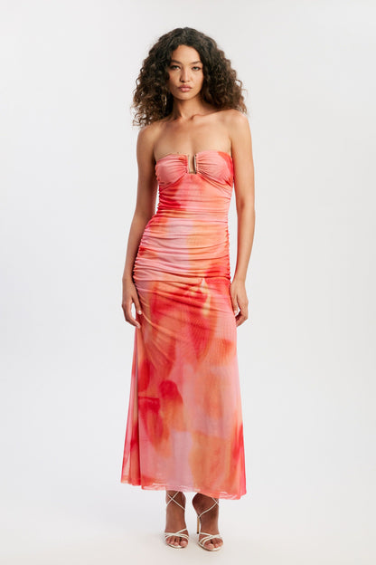 Stephanie Dress - Pink Floral