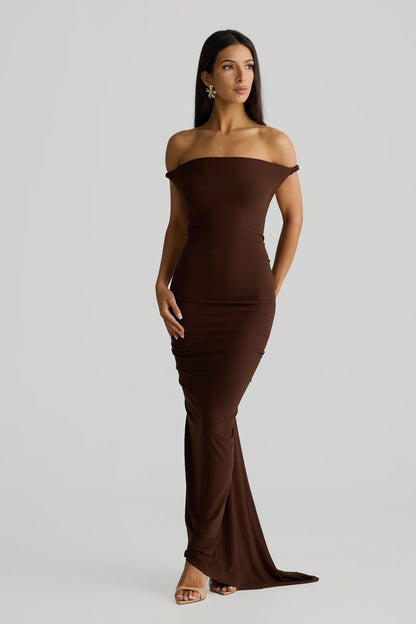Maia Multi-Way Gown - Espresso Brown