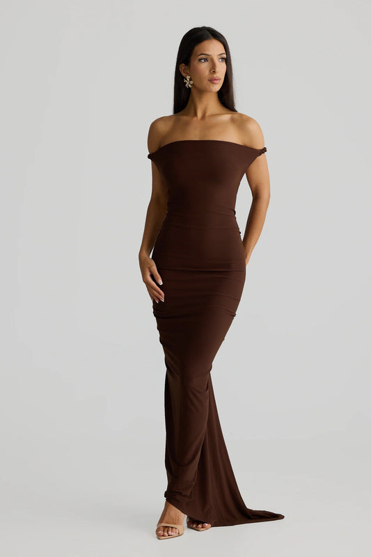 Maia Multi-Way Gown - Espresso Brown