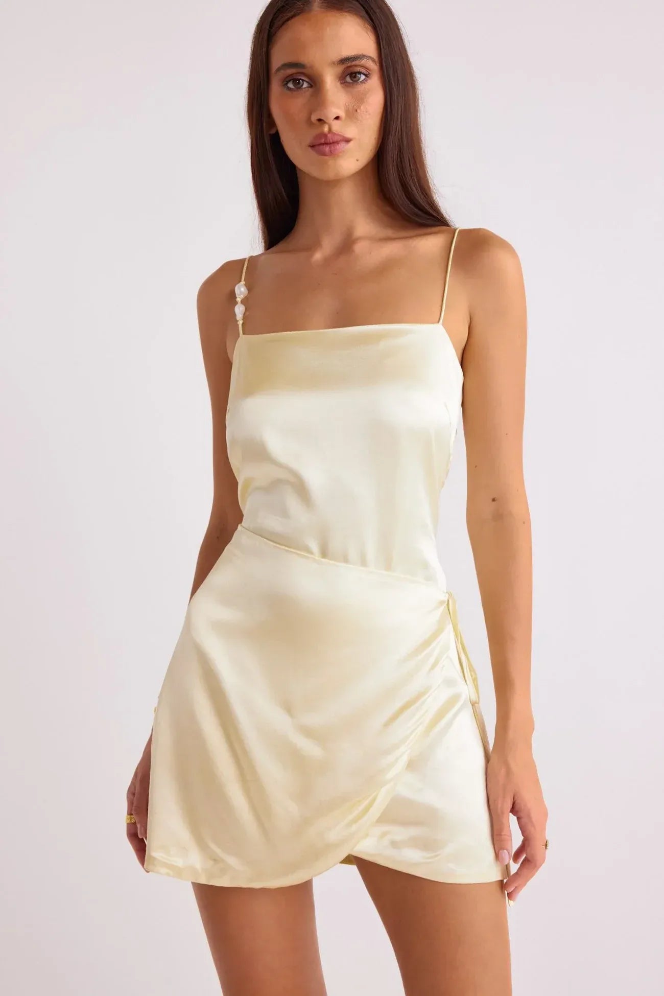 Sereira Mini Dress - Lemon