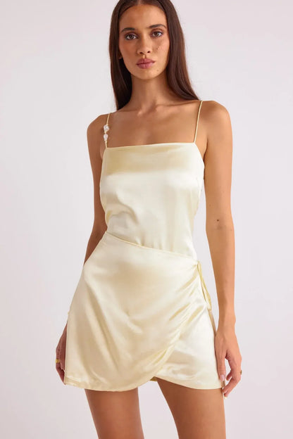 Sereira Mini Dress - Lemon