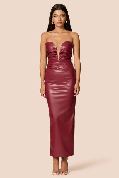 Nookie Evoke Maxi Dress - Wine