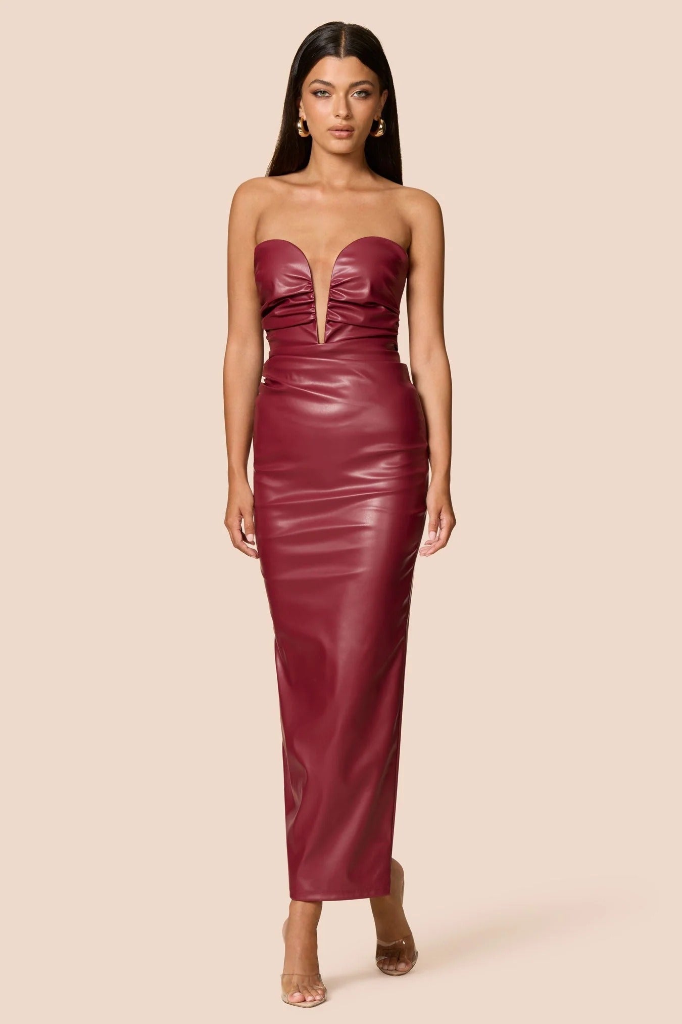 Nookie Evoke Maxi Dress - Wine