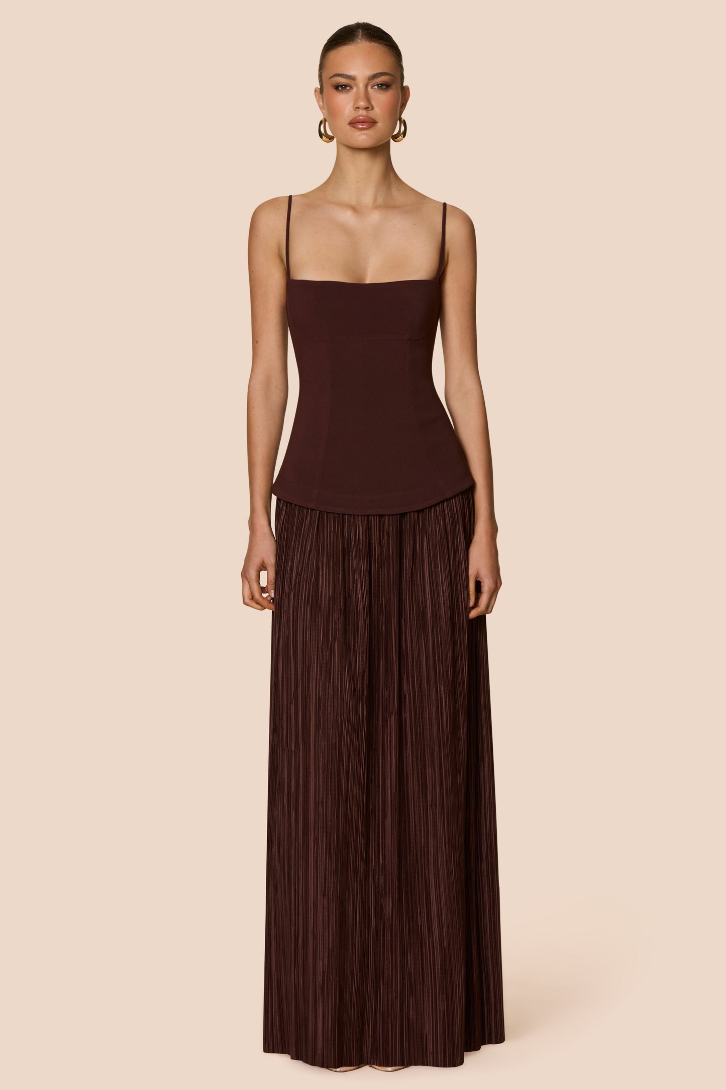 Nookie Darling Maxi Dress - Chocolate