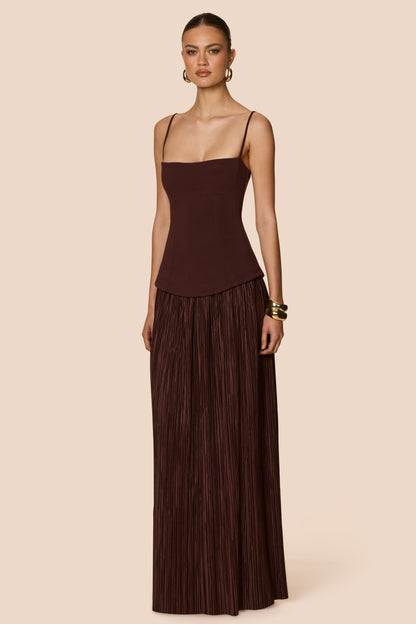 Nookie Darling Maxi Dress - Chocolate