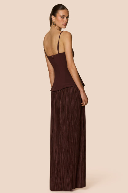 Nookie Darling Maxi Dress - Chocolate