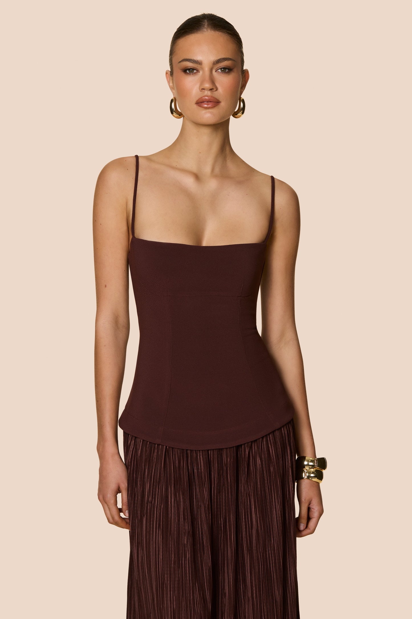 Nookie Darling Maxi Dress - Chocolate