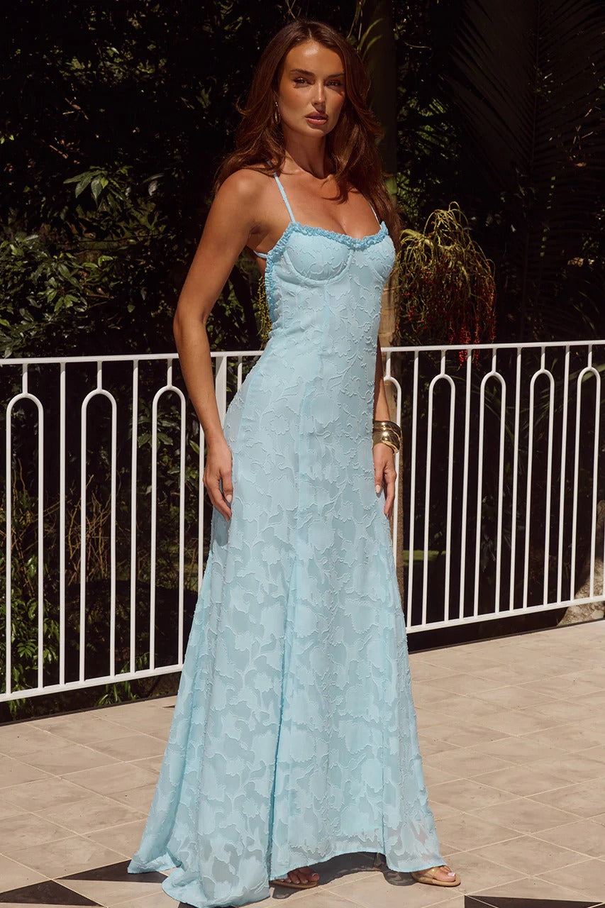 Ellerby Maxi Dress - Sky Blue