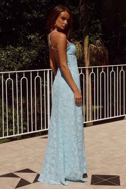 Ellerby Maxi Dress - Sky Blue
