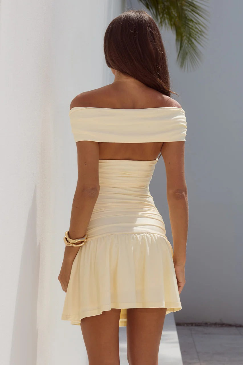 Nivali Mini Dress - Cream