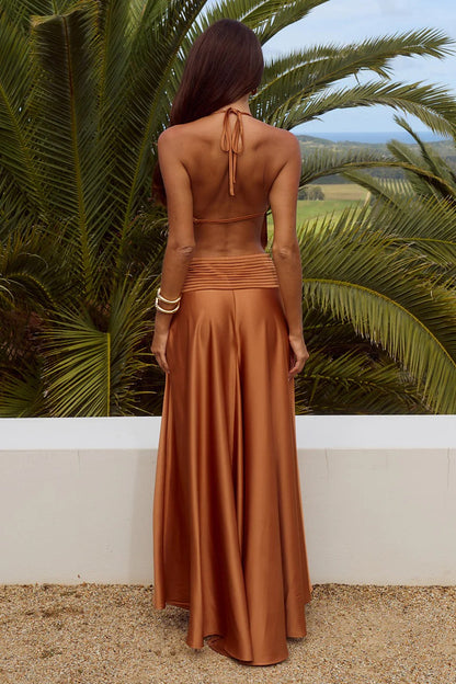 Amadine Maxi Dress - Rust