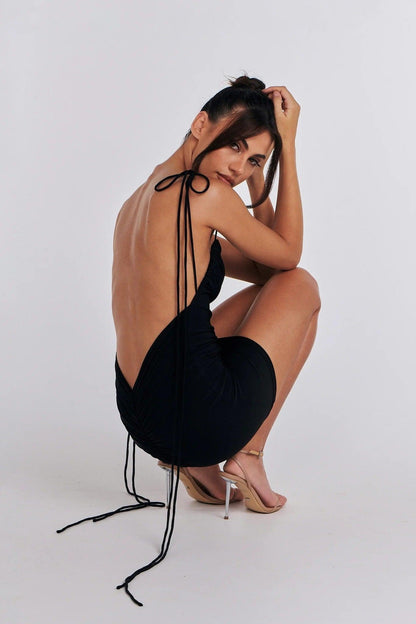 Jai Mini Dress - Black