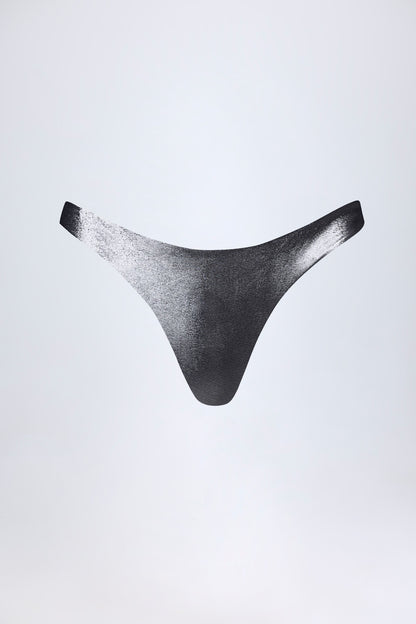 Cheeky Bikini Bottoms in Silver