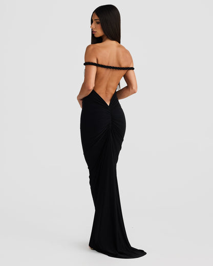 Maia Multi-Way Gown - Black