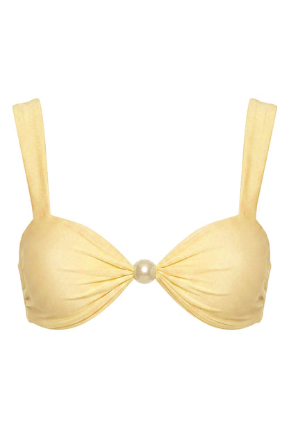 Bikini Top in Lemon