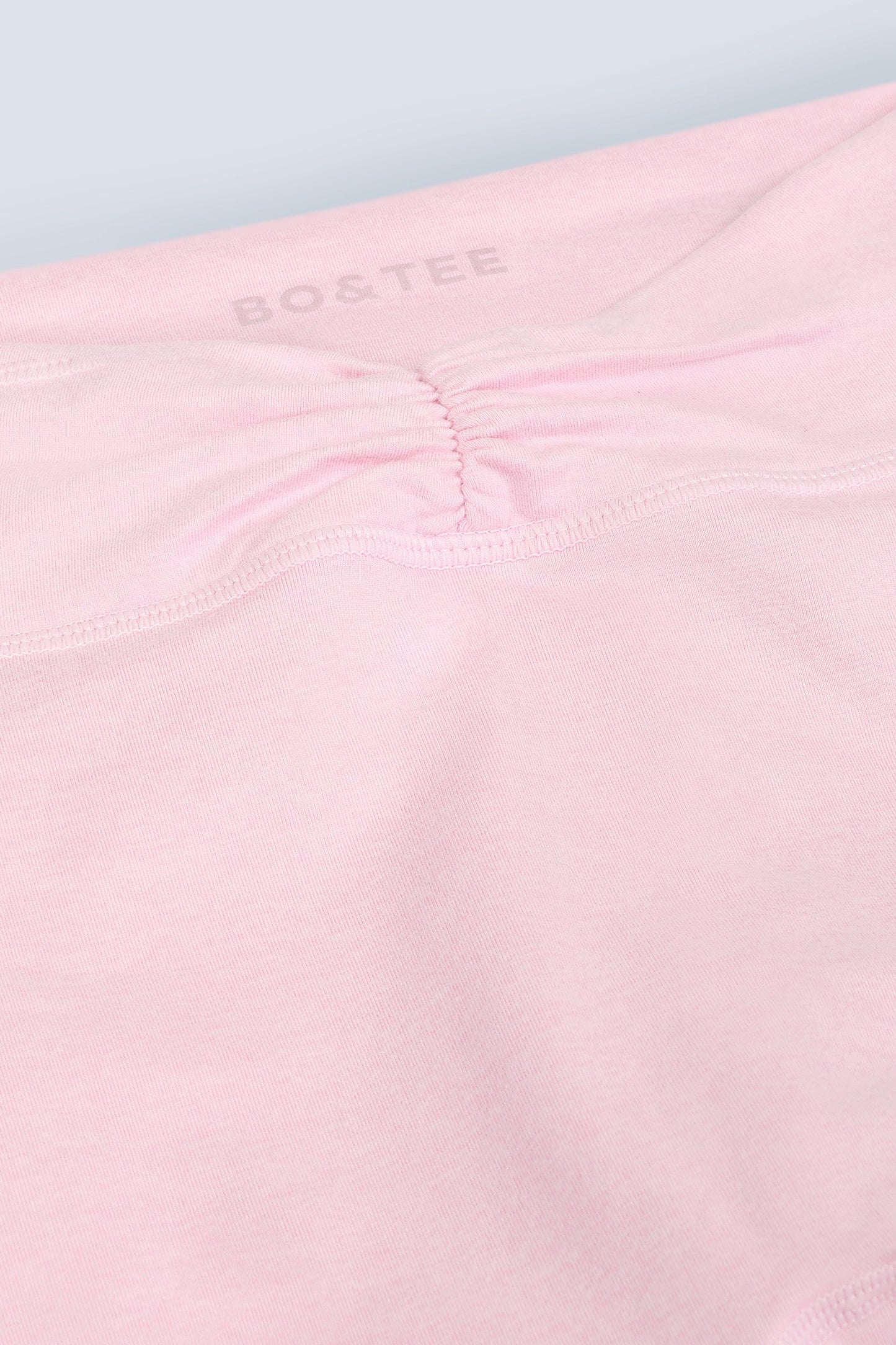 Brushed Jersey Ruched Flared Trousers in Bloom