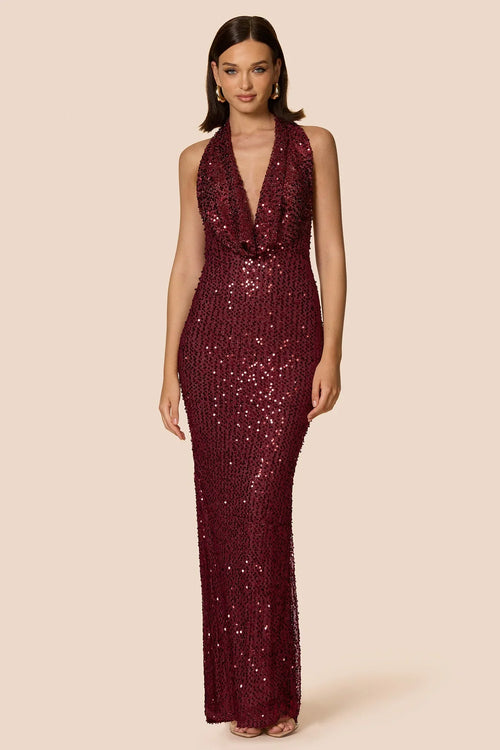Nookie Suri Gown - Wine